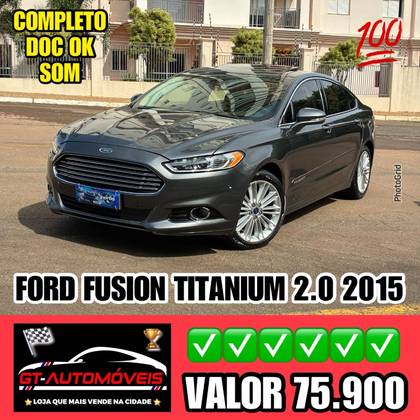 FORD FUSION 2.0 TITANIUM AWD 16V GASOLINA 4P AUTOMÁTICO FORD FUSION 2.0 TITANIUM AWD 16V GASOLINA 4P AUTOMÁTICO